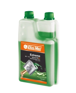 Oleo-Mac Extreme 001001603 Synthetic 2-Stroke Oil for Mixtures, 1 L with Dispenser, for Chainsaws and Brushcutters