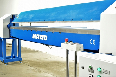 MAAD ZGM-3000/1.25 ZAGINARKA GIĘTARKA KRAWĘDZIARKA DO BLACHY MECHANICZNA ELEKTRYCZNA MAAD ZGM-3000/1.25