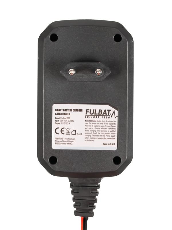 FULBAT Fulload 1000 – tabliczka znamionowa i oznaczenia trybów