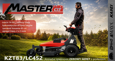 MASTERCUT KZT83/LC352 BEZOTÁČKOVÝ TRAVNÍ TRAKTOR BEZOTÁČKOVÁ SEKAČKA S VLASTNÍM POHONEM