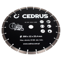 Tarcza diamentowa Cedrus przecinarka spalinowa CEDPC300 720156