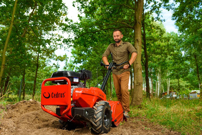 CEDRUS GL03 PRO-B&S SPRINIONAL PLOTTILLER WITH DRIVE OVER THE GARDEN CULTIVATOR 6.5HP / 45cm B&S Briggs&Stratton GL03 ENGINE - EWIMAX - OFFICIAL DISTRIBUTOR - AUTHORIZED DEALER CEDRUS