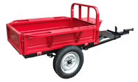 MASTERCUT MC370-08 TRAILER WITH SEAT FOR SINGLE AXLE TRACTOR MASTERCUT MC370 / CEDRUS TJ01,TJ02