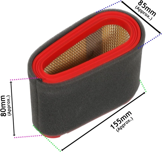 AIR FILTER KPL. WITH SPEAKER AIR FILTER STIGA , CASTEL GARDEN , ALPINA , GGP, Mountfield