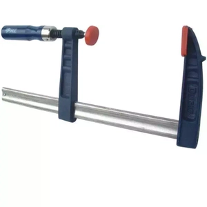 DEDRA 1283 Ścisk stolarski F 300x120 mm śrubowy zacisk DIN5117 TUV