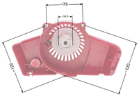 Rozrusznik NAC WLBC580E HARDER wykaszarki marketowe NZ174