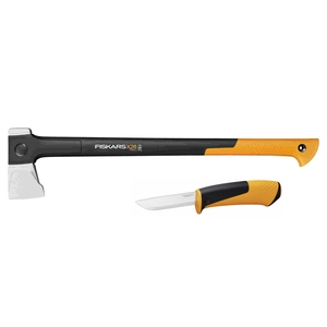 Fiskars Siekiera rozłupująca X28 M X-Series z nożem uniwersalnym Hardware 1075434