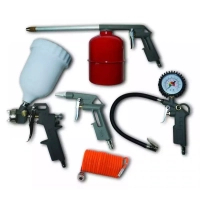 PANSAM AIR ACCESSORIES A532009 5PCS, PAINT GUN WITH TOP TANK