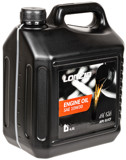 LONCIN ENGINE OIL 10W-30 4L FOR MOWER TREATERS AGGREGATES SOILWASHERS NAC,OLEO-MAC,STIHL,B&S Briggs & Stratton,HONDA,SUBARU etc. for four-stroke engines LO50004 - EWIMAX - OFFICIAL DISTRIBUTOR - AUTHORIZED DEALER LONCIN