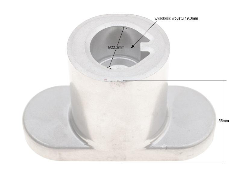 Adapter kosiarki MTD misiek wysoki 8R19-61 - zdjęcie 3