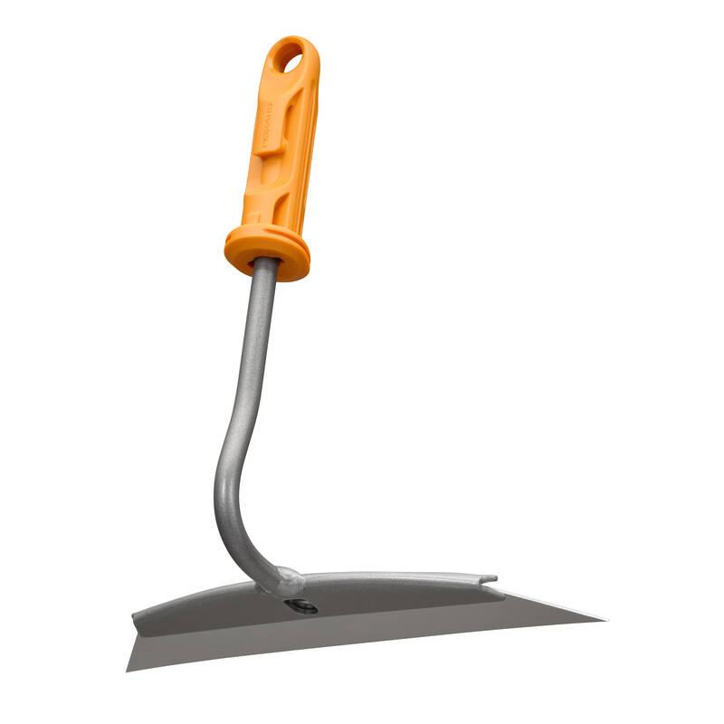 Fiskars OneClick 1080683 motyka ogrodowa – haczka do chwastów, głowica 19 cm