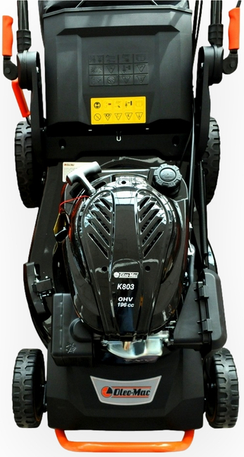 OLEO MAC GVH 48TK STRONG PETROL LAWN MOWER WITH DRIVE STEEL HOUSING OO-OTHGVH48TK REINFORCED - OFFICIAL DISTRIBUTOR - AUTHORIZED OLEO-MAC DEALER