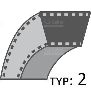 Cedrus sweeper belt CEDZM05PRO-E /13x1068/ 485015