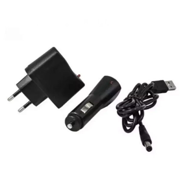 RECHARGEABLE FLASHLIGHT 3W COB LED + 3W LED, USB POWER SUPPLY FOR 230V AND 12V DEDRA L1023