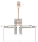 Wał korbowy Kawasaki TH34 49119-2190