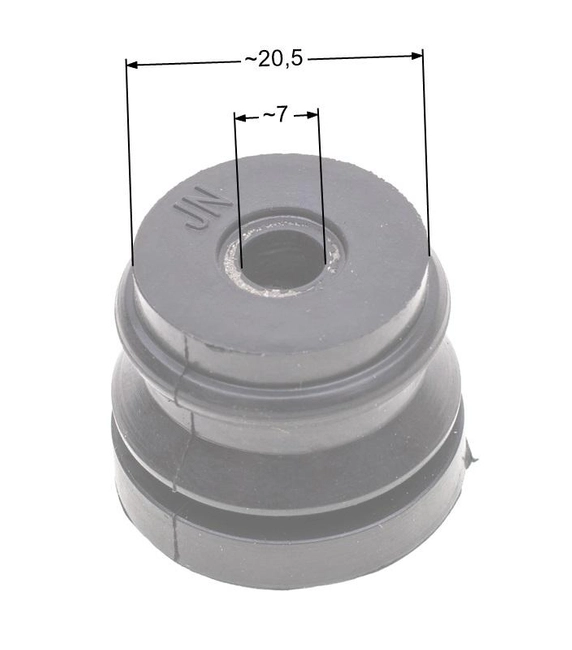 Amortyzator NAC gumowy górny CS45 CS52 pilarki marketowe NZ297