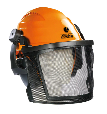 PROFESSIONAL SAFETY HELMET WITH FACE SHIELD AND EAR MUFFS FOR CHAINSAW MAKER 001001283BR