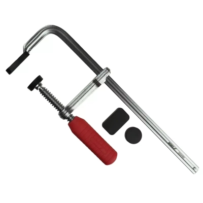 DEDRA 12A125 Ścisk stolarski F kuty 300x80 mm, zacisk warsztatowy do drewna