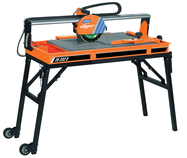 NORTON CLIPPER TR232S STONEWARE CERAMIC TILE CUT-OFF SAW CONSTRUCTION TILES OFFICIAL DISTRIBUTOR - AUTHORIZED NORTON CLIPPER DEALER