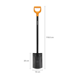 Łopata szpadel prosty FISKARS Solid 1066717 stal borowa do kopania ogrodowa