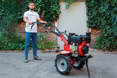 LONCIN 1WG7.5-146FC-Z SPRINIONAL SOIL GRILLER DIESEL CULTIVATOR ROPA ON ESTART STARTER 10HP / 146cm + LARGE WHEELS PUMPED FOR FREE - EWIMAX - OFFICIAL DISTRIBUTOR - AUTHORIZED LONCIN DEALER