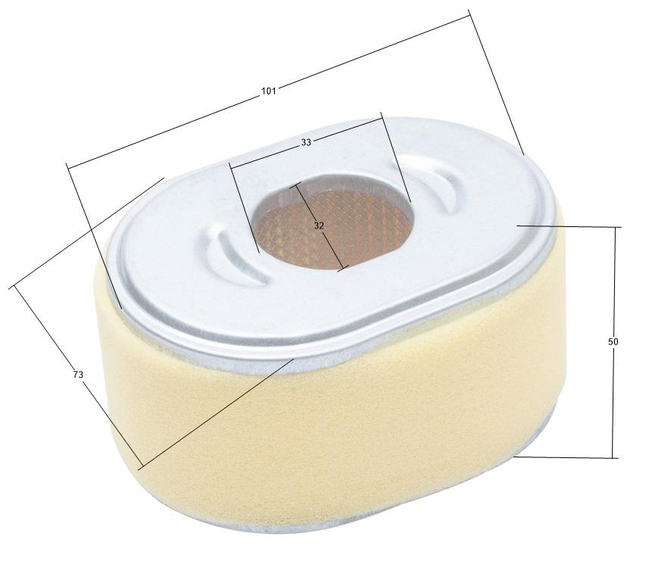 Honda GX120 air filter AT801-HD120-11