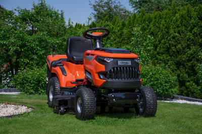 TRAKTOR GRASS GR86H TRAKTOREK OGRODOWY DO TRAWY Z TYLNYM WYRZUTEM KOSIARKA SAMOJEZDNA SPALINOWA DO TRAWY HYDROSTAT 86cm Loncin 352 