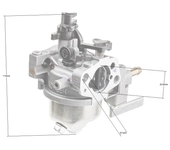 Kohler XT775 carburetor ORIGINAL PART 1485360-S