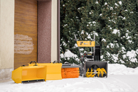 Cedrus ZM06E 4w1 Zamiatarka Spalinowa Odśnieżarka Pług z Napędem 80 cm 6,5 KM