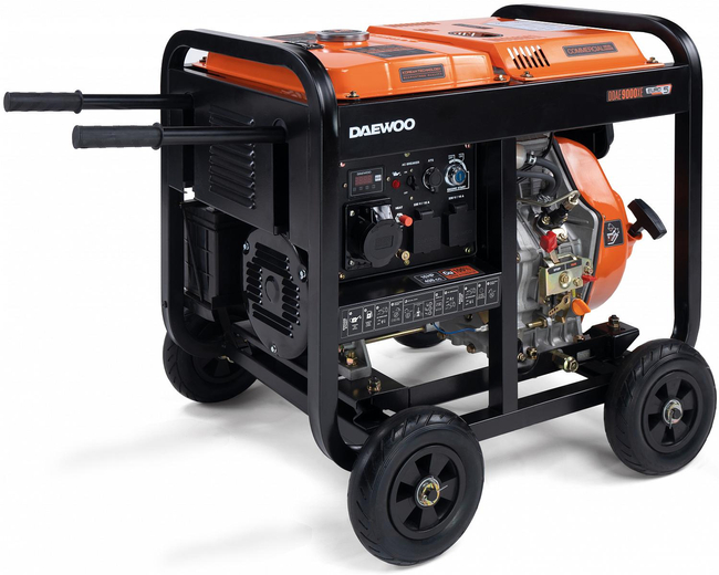 DAEWOO DDAE 9000XE DIESEL POWER GENERATOR 2x16A, 1x32A AVR POWER 16HP - OFFICIAL DISTRIBUTOR - DAEWOO AUTHORIZED DEALER