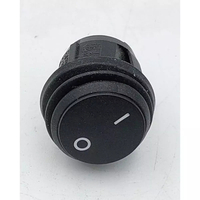 Rocker switch BLACK 0-I 230V for DED7521/22, new