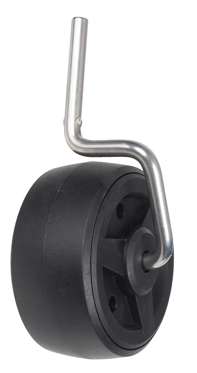 Koło kosiarki Worx przód WG793E.1 WG797E.1 50025066 widok z mocowaniem