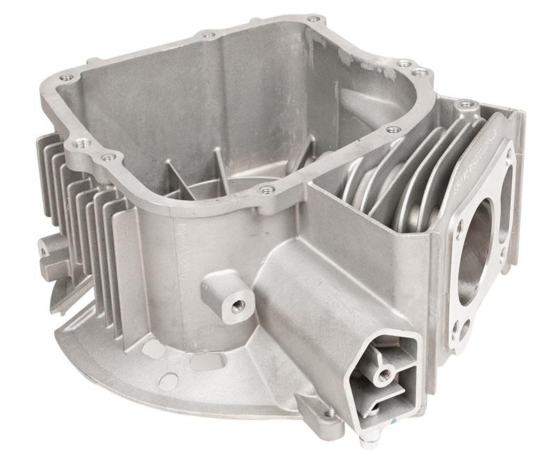 Cylinder Loncin LC148F – widok żeber chłodzących i powierzchni przylgowych