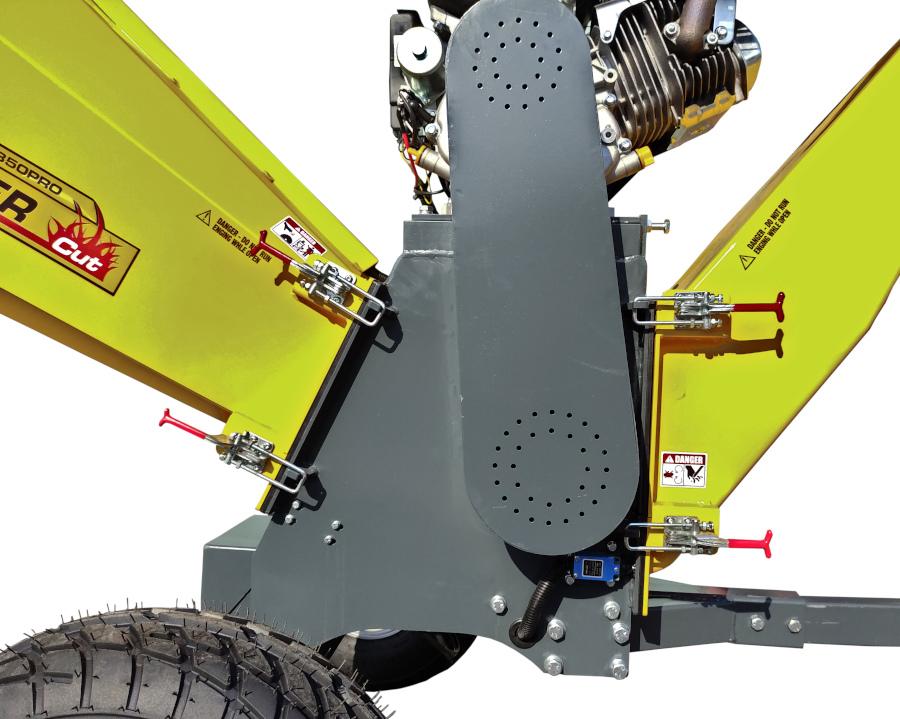 Rozdrabniacz Spalinowy MASTERCUT AU-GS350PRO - Widok z boku