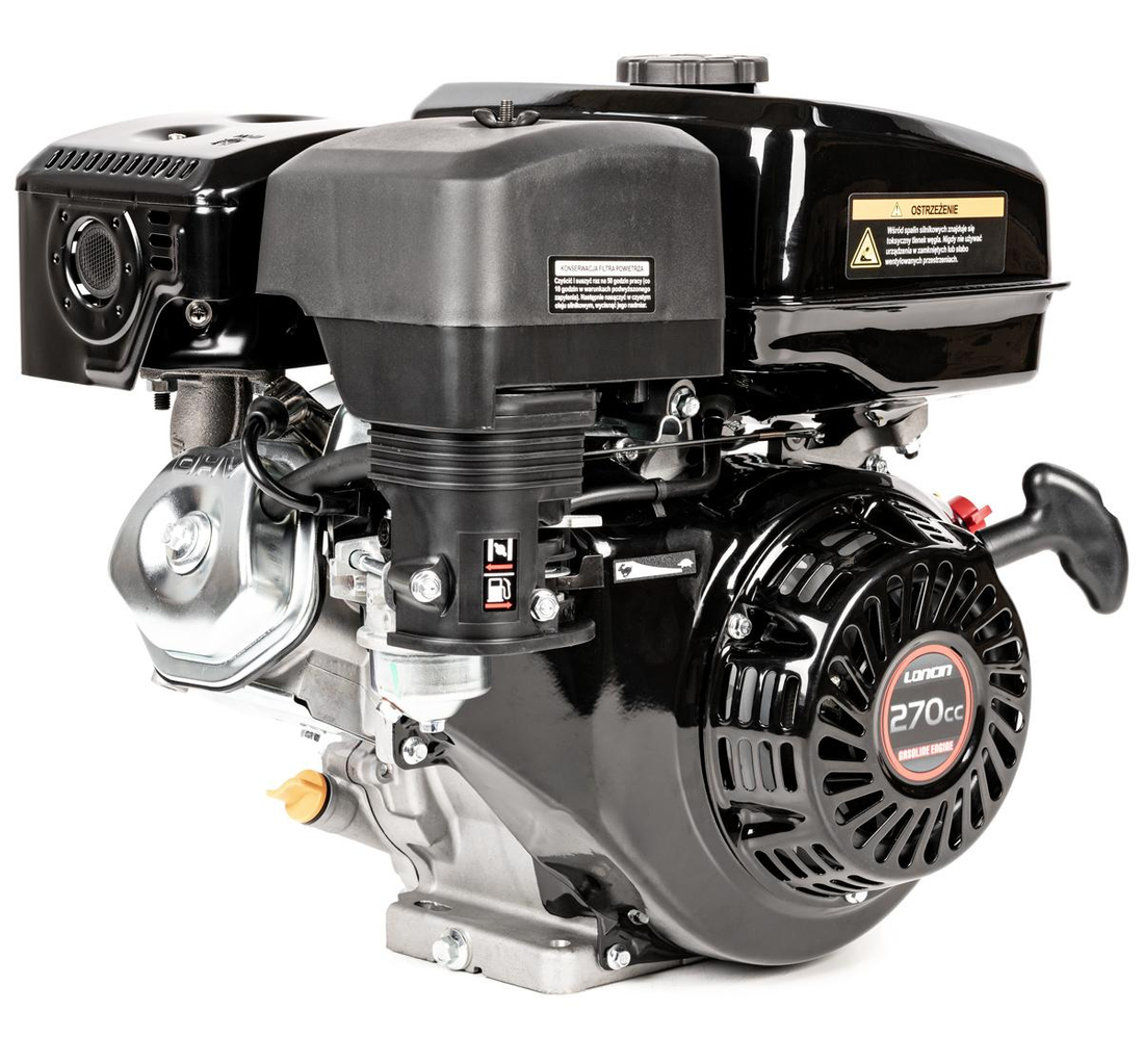 Silnik Loncin G270F-G widok 2 – obudowa i rozrusznik
