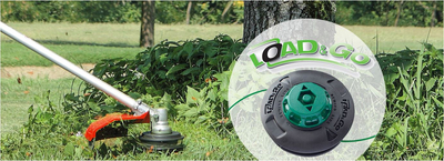 OLEO-MAC LOAD&GO 130mm x 3mm EXTRALIFE M10x1.25 LHF BLADING HEAD with metal knob EFCO 63129015 - OFFICIAL DISTRIBUTOR - AUTHORIZED DEALER OLEO MAC