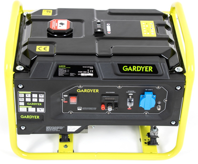 GARDYER G3100 3kW jednofázový generátor - oficiální distributor - autorizovaný prodejce GARDYER