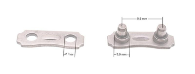 Connecting link with rivet 3/8 1.3 A1FT-DH kpl A1FT-DH