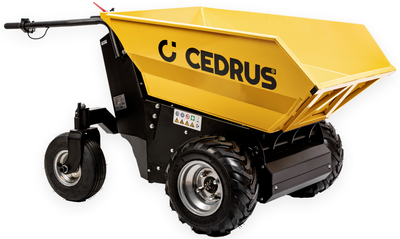 CEDRUS TA500 BATERIOVÝ STAVEBNÍ TRANSPORTÉR ZAHRADNÍ TRAKAŘ SKLÁPĚČ 48V 20AH 1000W - OFICIÁLNÍ DISTRIBUTOR - AUTORIZOVANÝ PRODEJCE CEDRUS
