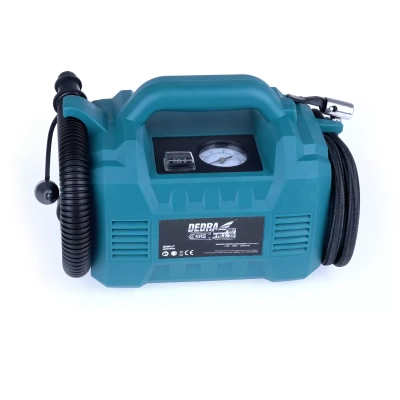 DEDRA SAS+ALL DED7073 kompresor powietrza 18V 10 bar, pompka do opon i materacy