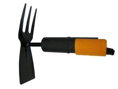 Motyczka z widełkami Fiskars QuikFit 1000735 – głowica do pielenia i spulchniania gleby
