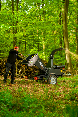 Cedrus R13 Rozdrabniacz Spalinowy Rębak Komunalny 24 KM do gałęzi 13cm z Homologacją Drogową