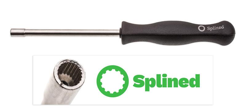 Klucz do regulacji gaźników typ 21 zębów NZ615 — końcówka splined i rękojeść