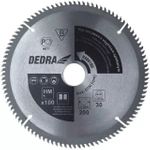 PILOVÝ KOTOUČ S TVRDOKOVOVÝMI HROTY NA HLINÍK DEDRA H250100 100 ZUBŮ, PRŮM.250X30MM, ŠÍŘKA