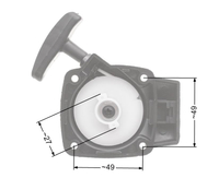 NAC CG260B;WLBC260-2ZXU startér pro zahradní vyžínače na trhu NZ39