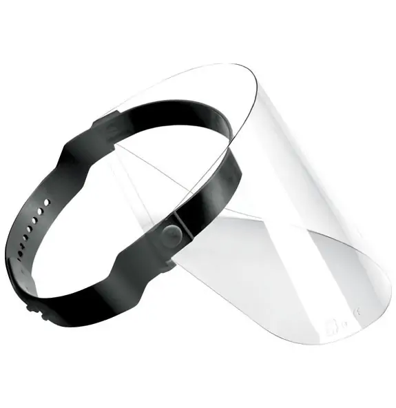 Osłona twarzy z poliwęglanu 5120921 – lekka przyłbica ochronna