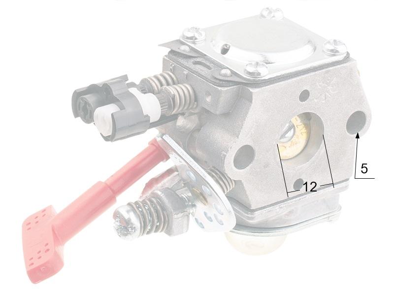 Gaźnik Solo 125 wykaszarki WT-458 zdjęcie 5