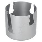 DEDRA 08X076 Univerzální vrták TCT s karbidovým ostřím, 76 mm, 5/8'', HM korunka do dřeva, kovu a PVC
