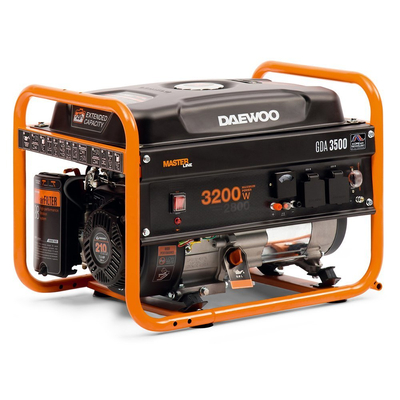 DAEWOO GDA 3500 GENERATOR 2x16A AVR 3,2kW POWER - OFFICIAL DISTRIBUTOR - AUTHORIZED DAEWOO DEALER
