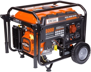 OLEO MAC OM LINE PZU 80E DAS AGREGAT GENERATOR PRĄDOTWÓRCZY 230V 400V z AVR ESTART ROZRUSZNIK  6,5 KW - OFICJALNY DYSTRYBUTOR - AUTORYZOWANY DEALER OLEO MAC